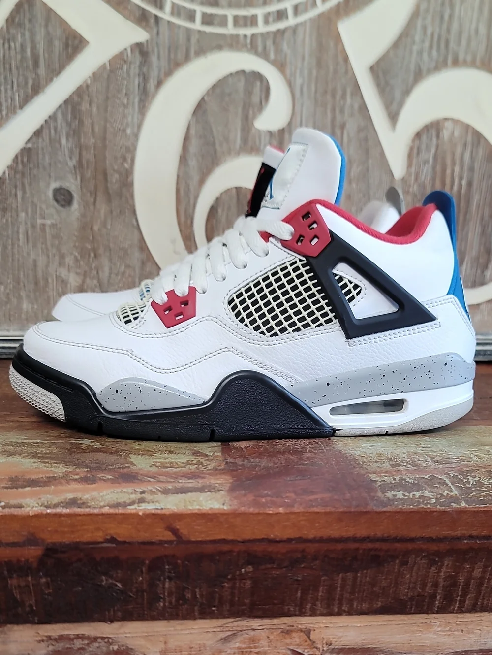 Nike Air Jordan 4 SE 'What The 4' 30th Anniversary Wmns 8.5 Good Condition.